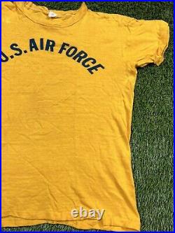 VTG 1950's Russell Southern Co U. S. Air Force USAF Military T-Shirt SZ M Rare