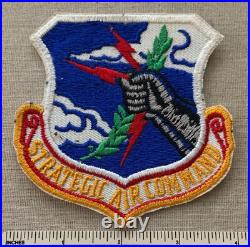 VTG 1960s STRATEGIC AIR COMMAND United States Air force PATCH US Military Badge