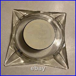 VTG 60th Fighter Interceptor Squadron Large Glass Ashtray USAF Fighting Crows