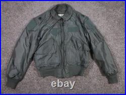 VTG 80s Cold Weather CWU-45P Jacket Air Force Military Bomber Flyers Mens Medium