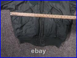 VTG 80s Cold Weather CWU-45P Jacket Air Force Military Bomber Flyers Mens Medium