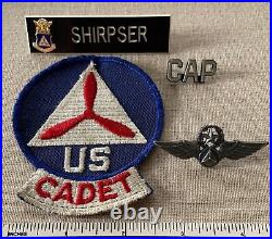 VTG CIVIL AIR PATROL United States Military Uniform Badge PATCH & PINS Force US