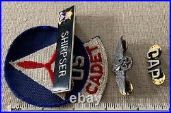 VTG CIVIL AIR PATROL United States Military Uniform Badge PATCH & PINS Force US