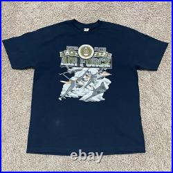 VTG United States Air Force Shirt Mens XL Navy Blue Alstyle Apparel Fighters Jet