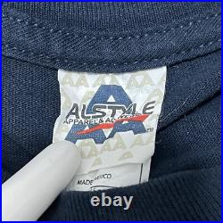 VTG United States Air Force Shirt Mens XL Navy Blue Alstyle Apparel Fighters Jet