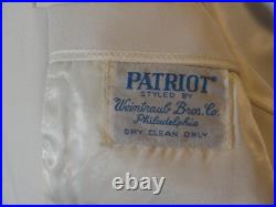 Very Rare 1983 Patriot Usaf Air Force White Uniform Jacket Coat Officer Mens 39r Very Rare 1983 Patriot Usaf Air Force White Uniform Jacket Coat Officer Mens 39r