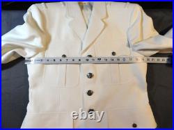 Very Rare 1983 Patriot Usaf Air Force White Uniform Jacket Coat Officer Mens 39r Very Rare 1983 Patriot Usaf Air Force White Uniform Jacket Coat Officer Mens 39r