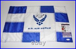 Vice President Joe Biden Signed United States Air Force Force Pin Flag Jsa Coa
