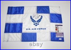 Vice President Joe Biden Signed United States Air Force Force Pin Flag Jsa Coa