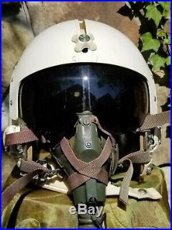 Vietnam USAF pilot HGU-2A/P flight helmet with 1962-63 MBU-5/P oxygen mask