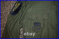Vietnam War Era 1965 Og-107 Sateen Special Forces Airforce Officer Jacket XL Reg