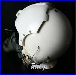 Vietnam War Era USAF HGU-2A/P Flight Helmet W O2 Oxy Mask Named Pilot Air Force