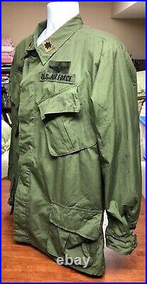 Vietnam War Jungle Tropical Coat Jacket NAMED RF-4C WSO USAF Theater Made Patch