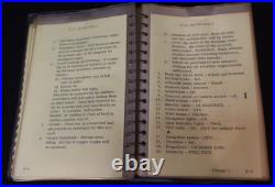 Vietnam War USAF Air Force Flight Crew Pilots Checklist U-3A / U-3B Booklet 1970