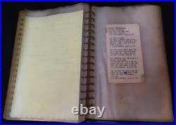 Vietnam War USAF Air Force Flight Crew Pilots Checklist U-3A / U-3B Booklet 1970