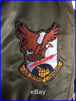 Vietnam War USAF L2B FLIGHT JACKET US Air Force Mil. Uniform Large! Nice