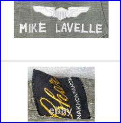 Vietnam War Usaf Flight Party Suit Nkp Thai Made & Erdl Tropical Jacket Lot Of 2