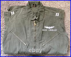 Vietnam War Usaf Flight Party Suit Nkp Thai Made & Erdl Tropical Jacket Lot Of 2