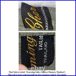 Vietnam War Usaf Flight Party Suit Nkp Thai Made & Erdl Tropical Jacket Lot Of 2