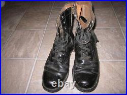 Vietnam War era US Air Force USAF pilot boots size 9R dated 10-66