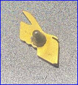 Vintage 10k FE Flight Engineer Pin Wings Yellow Gold Militaria