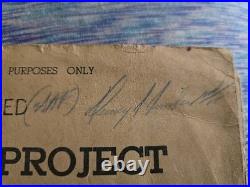 Vintage 1951Training Project Outlines RESTRICTED U. S Air Force Military Aviation