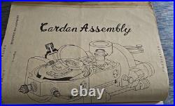 Vintage 1951Training Project Outlines RESTRICTED U. S Air Force Military Aviation