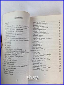 Vintage 1953 USAF AFROTC Leadership Training Guide