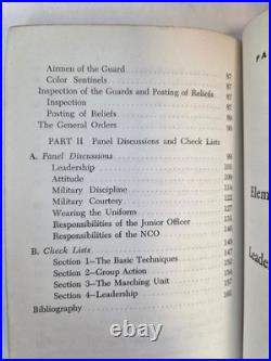 Vintage 1953 USAF AFROTC Leadership Training Guide