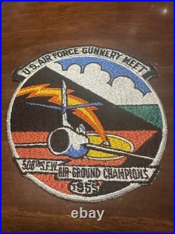 Vintage 1955 USAF Air Force Gunnery Meet Patch