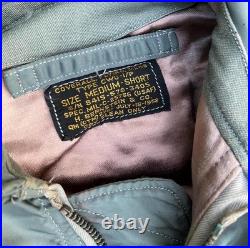 Vintage 1958 United States military flying Air Force rayon wool suit CWU-I/P