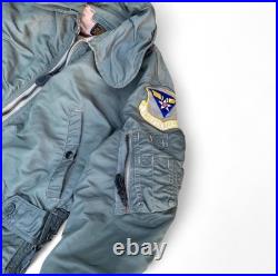 Vintage 1958 United States military flying Air Force rayon wool suit CWU-I/P