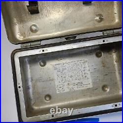 Vintage 1968 US Airforce Army Zero Manufacturing Waterproof Pressure Flight Case