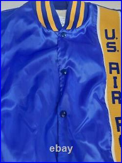 Vintage 1980s US Air Force Satin Snap Button
