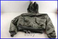 Vintage 1985 Military Alpha Industries XL Cold Weather Fur Lined Parka & Hood