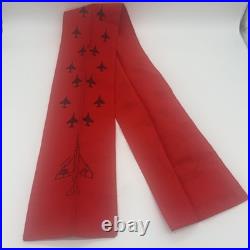 Vintage 307th Tactical Fighter Squadron Stingers F-4 Phantom USAF Pilot Scarf