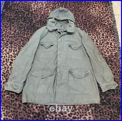 Vintage 50's 60s USAF Field Jacket Men's Large Iberia Inc. MIL-J-4883A Air Force