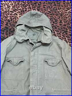 Vintage 50's 60s USAF Field Jacket Men's Large Iberia Inc. MIL-J-4883A Air Force