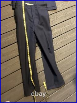 Vintage 50s-60s US Air Force Enlisted Blue Wool Service Uniform Jacket & Pants