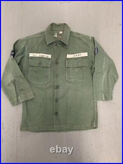 Vintage 50s USAF Military Button Up