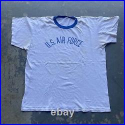 Vintage 60s U. S. Air Force T-Shirt Men's Size Large Made in USA