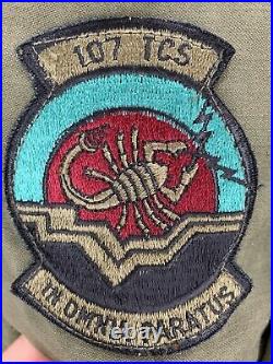 Vintage 70s USAF Air Force M65 Field Jacket First Sargent Patches Medium EUC