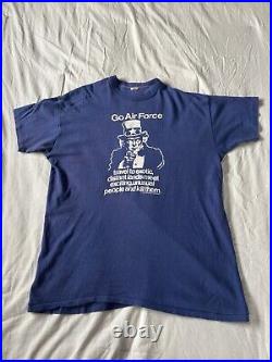Vintage 70s russell air force tshirt