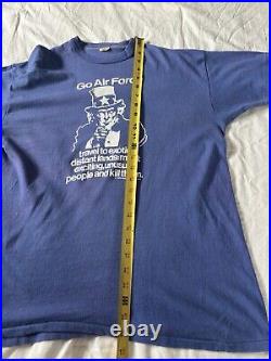 Vintage 70s russell air force tshirt