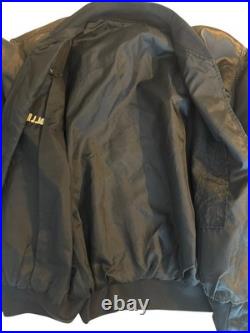 Vintage 80s 70s Air Force Military Windbreaker Jacket Embroidery Eagles Rare