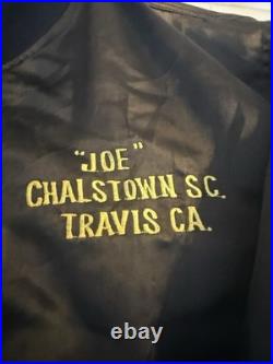 Vintage 80s 70s Air Force Military Windbreaker Jacket Embroidery Eagles Rare