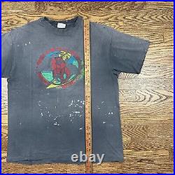 Vintage 80s AFOSI Air Force Military Faded Distressed Graphic T-Shirt Size XL