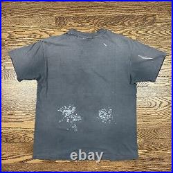 Vintage 80s AFOSI Air Force Military Faded Distressed Graphic T-Shirt Size XL