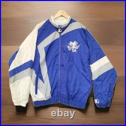Vintage 90s NCAA Starter United States Air Force Pullover Full Zip Jacket Sz Med