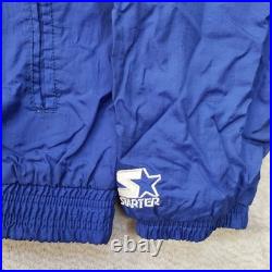 Vintage 90s NCAA Starter United States Air Force Pullover Full Zip Jacket Sz Med